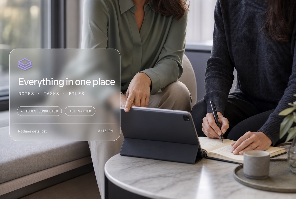 One place for work scattered across ten tools