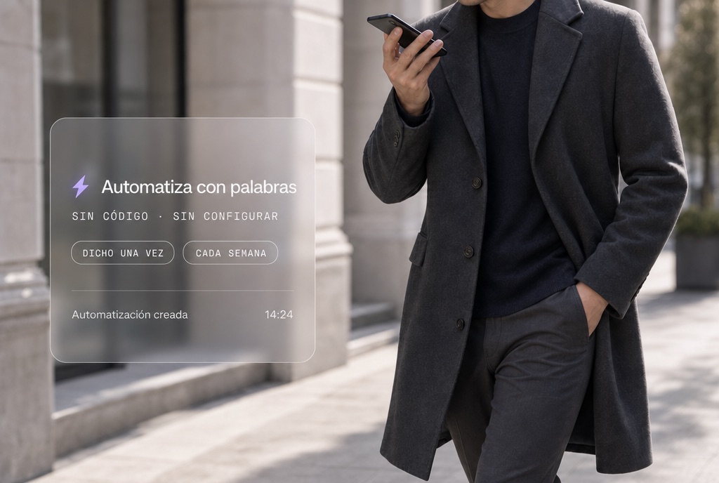 Automatiza con palabras